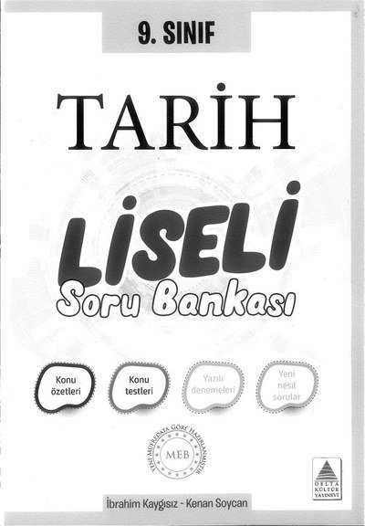 TARİH LİSELİ SORU ABNKASI KONU ÖZETLERİ KONU TESTLERİ