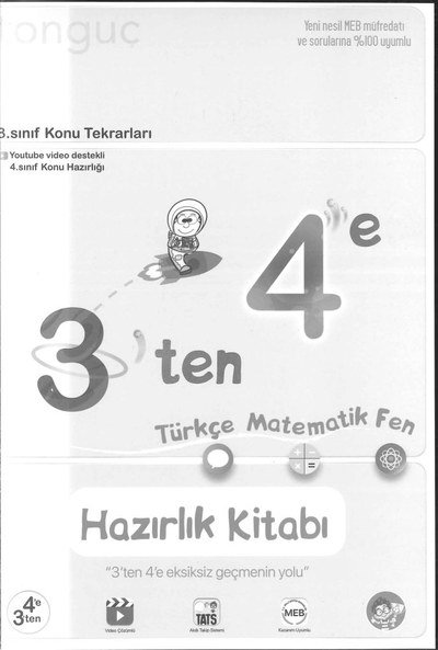 3'TEN 4'E HAZIRLIK KİTABI Vivo Fotokopi Merkezi