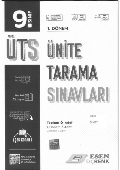 ÜNİTE TARAMA SINAVLARI Vivo Fotokopi Merkezi