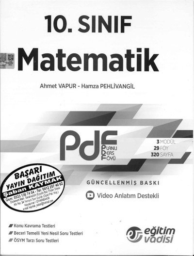 MATEMATİK PLANLI DERS FÖYÜ GÜNCELLENMİŞ BASKI Vivo Fotokopi Merkezi