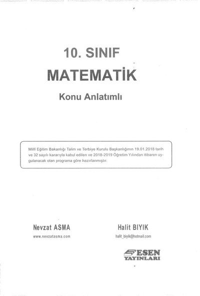 MATEMATİK KONU ANLATIMLI Vivo Fotokopi Merkezi