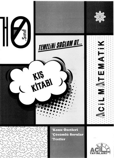 KIŞ KİTABI ACİL MATEMATİK KONU ÖZETLERİ