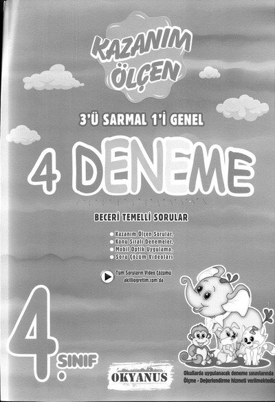 KAZANIM ÖLÇEN 4 DENEME Vivo Fotokopi Merkezi