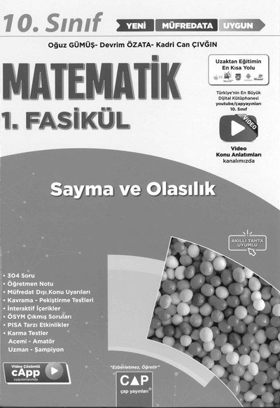 MATEMATİK 1 .FASİKÜL SAYMA VE OLASILIK Vivo Fotokopi Merkezi