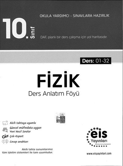 FİZİK DERS ANLATIM FÖYÜ