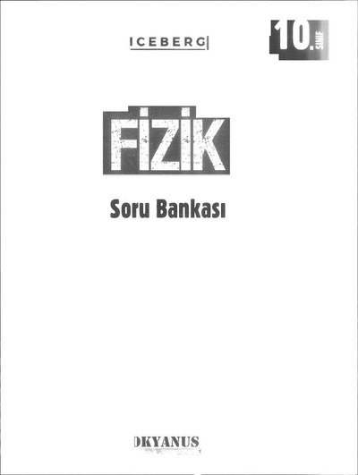 FİZİK SORU BANKASI ICEBERG