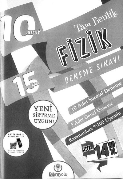 15 ADET DENEME SINAVI FİZİK TAM BENLİK Vivo Fotokopi Merkezi