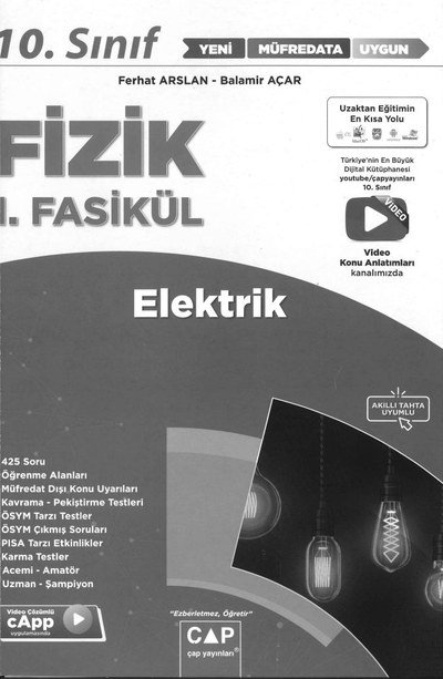 FİZİK 1. FASİKÜL ELEKTRİK Vivo Fotokopi Merkezi