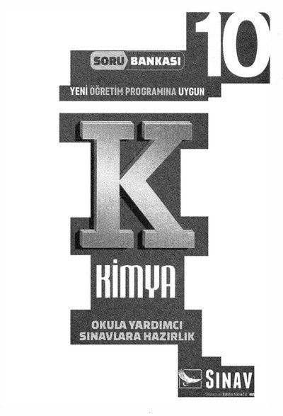KİMYA SORU BANKASI OKULA YARDIMCI SINAVLARA HAZIRLIK