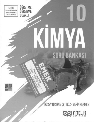 KİMYA SORU BANKASI
