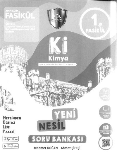 Kİ KİMYA YENİ NESİL SORU BANKASI