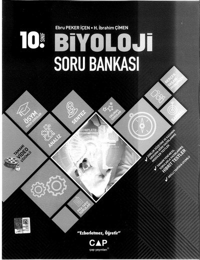 BİYOLOJİ SORU BANKASI Vivo Fotokopi Merkezi