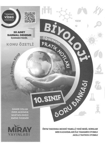 BİYOLOJİ ÖĞRETMENİN PRATİK NOTLARI SORU BANKASI KONU ÖZETLİ Vivo Fotokopi Merkezi