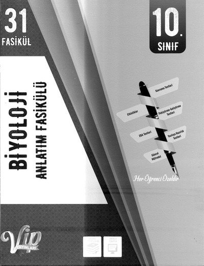 BİYOLOJİ ANLATIM FASİKÜLÜ 31 FASİKÜLÜ