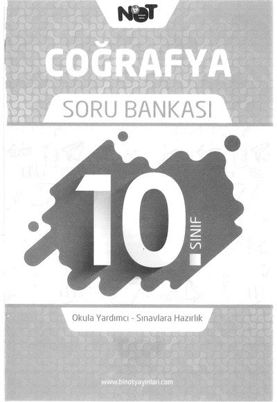 COĞRAFYA SORU BANKASI Vivo Fotokopi Merkezi