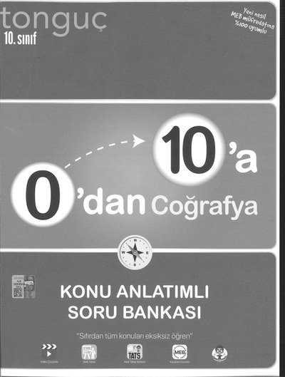 0'DAN 10'A COĞRAFYA KONU ANLATIMLI SORU BANKASI Vivo Fotokopi Merkezi