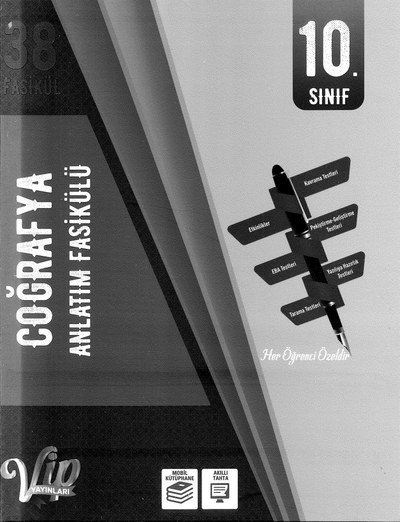 COĞRAFYA ANLATIM FASİKÜLÜ Vivo Fotokopi Merkezi