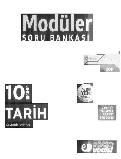 MODÜLER SORU BANKASI TARİH