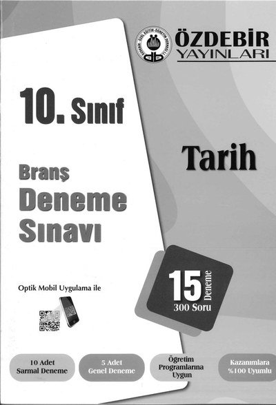 BRANŞ DENEME SINAVI TARİH 15 DENEME 300 SORU Vivo Fotokopi Merkezi