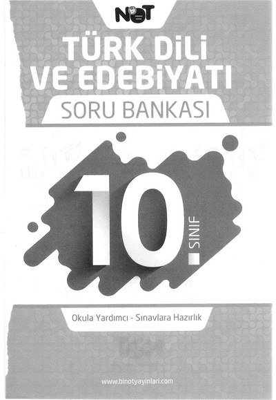 TÜRK DİLİ VE EDEBİYATI SORU BANKASI Vivo Fotokopi Merkezi