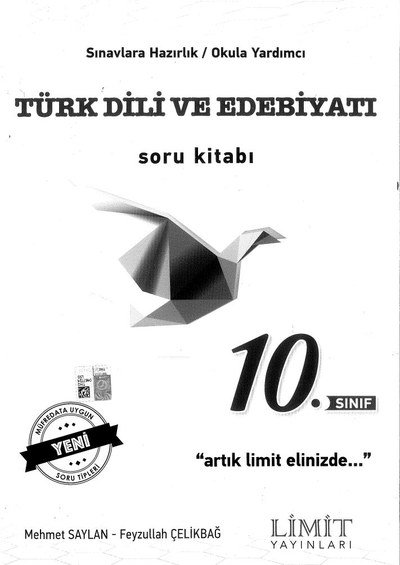 TÜRK DİLİ VE EDEBİYATI SORU KİTABI ARTIK LİMİT ELİNİZDE Vivo Fotokopi Merkezi