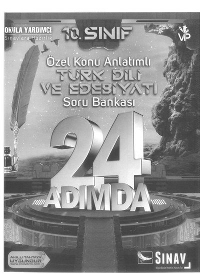 ÖZEL KONU ANLATIMLI TÜRK DİLİ VE EDEBİYATI SORU BANKASI 24 ADIMDA