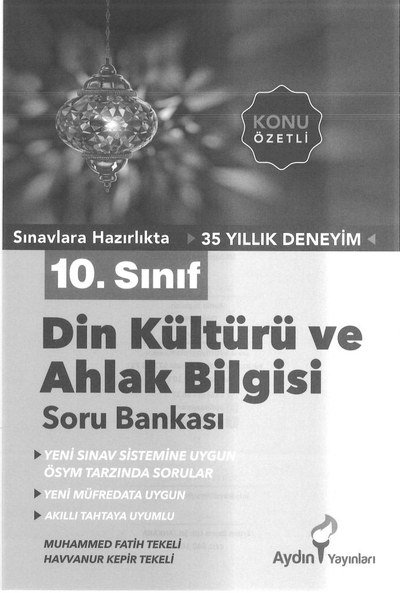 DİN KÜLTÜRÜ VE AHLAK BİLGİSİ SORU BANKASI Vivo Fotokopi Merkezi