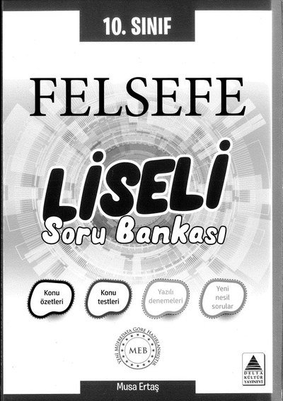 FELSEFE LİSELİ SORU BANKASI Vivo Fotokopi Merkezi