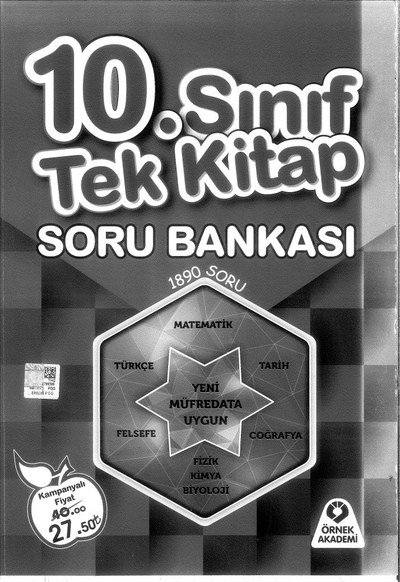 TEK KİTAP SORU BANKASI Vivo Fotokopi Merkezi