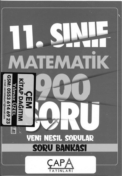 MATEMATİK 900 SORU YENİ NESİL SORULAR SORU BANKASI