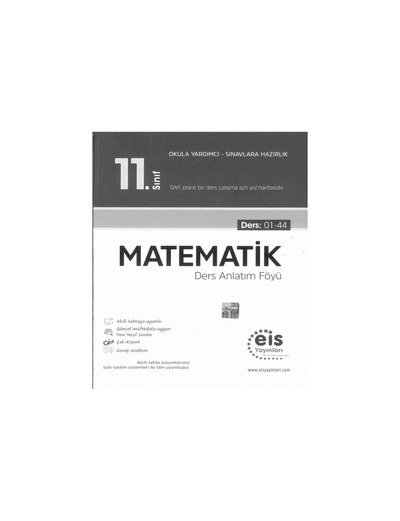 MATEMATİK DERS ANLATIM FÖYÜ Vivo Fotokopi Merkezi