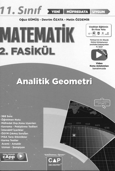 MATEMATİK 2. FASİKÜL ANALİTİK GEOMETRİ Vivo Fotokopi Merkezi