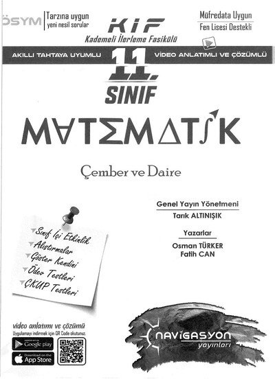 MATEMATİK ÇEMBER VE DAİRE Vivo Fotokopi Merkezi