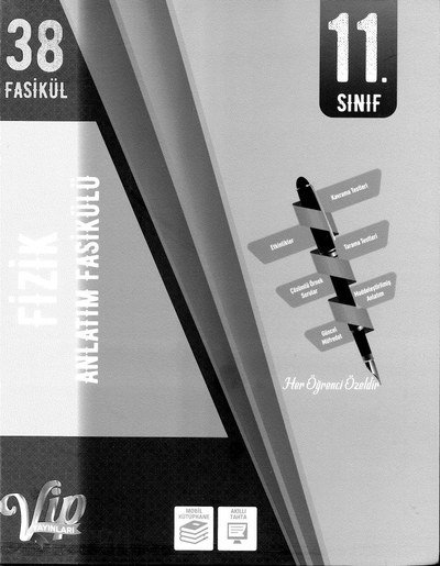 FİZİK ANLATIM FASİKÜLÜ 38 FASİKÜL Vivo Fotokopi Merkezi