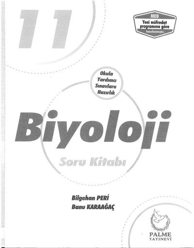 BİYOLOJİ SORU KİTABI