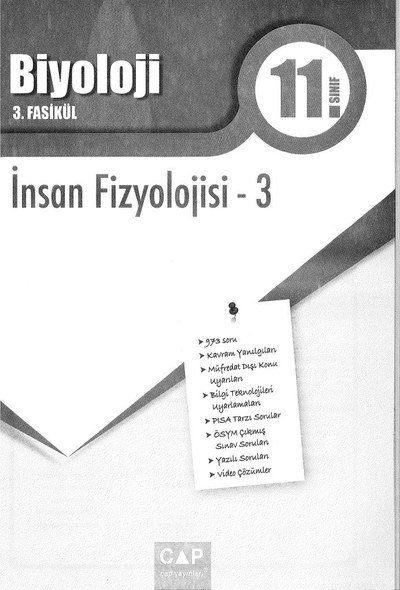 BİYOLOJİ 3. FASİKÜL İNSAN FİZYOLOJİSİ -3 Vivo Fotokopi Merkezi