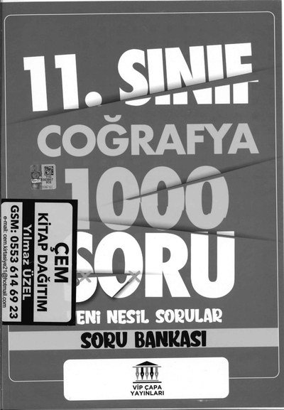 COĞRAFYA 1000 SORU YENİ NESİL SORULAR SORU BANKASI Vivo Fotokopi Merkezi