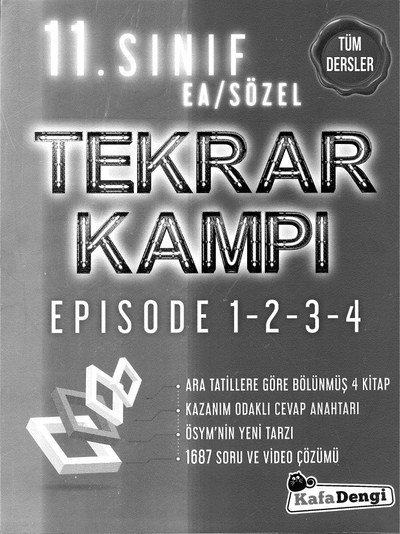 EA/SÖZEL TEKRAR KAMPI EPISODE 1-2-3-4 Vivo Fotokopi Merkezi