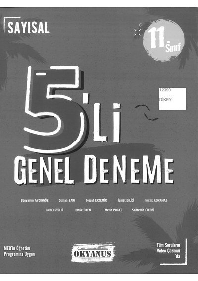 5'Lİ GENEL DENEME
