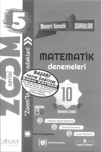 BECERİ TEMELLİ MATEMATİK DENEMELERİ Vivo Fotokopi Merkezi