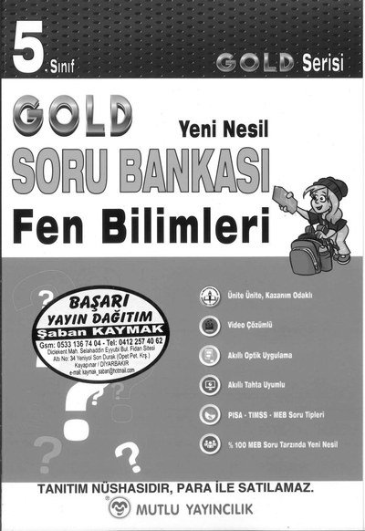 GOLD SORU BANKASI FEN BİLİMLERİ Vivo Fotokopi Merkezi