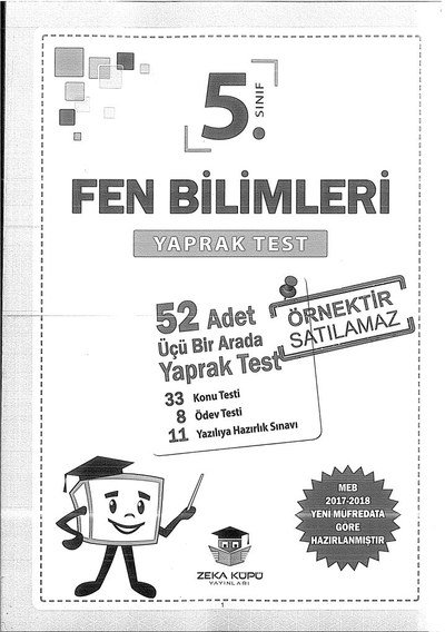 FEN BİLİMLERİ TEST