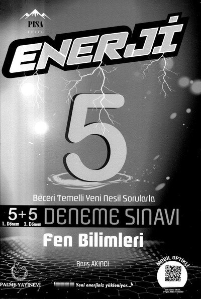ENERJİ 5+5 DENEME SINAVI FEN BİLİMLERİ Vivo Fotokopi Merkezi