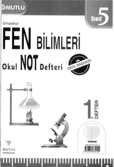FEN BİLİMLER OKUL NOT DEFTERİ
