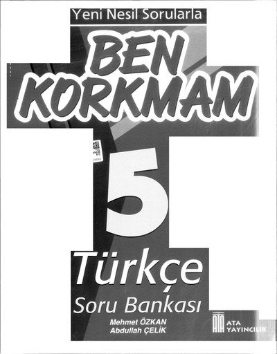 BEN KORKMAM TÜRKÇE SORU BANKASI Vivo Fotokopi Merkezi