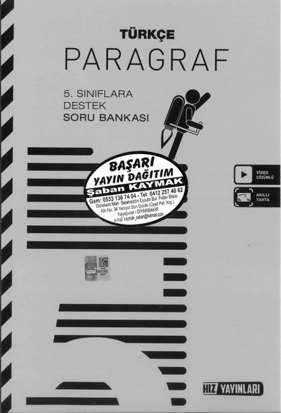 TÜRKÇE PARAGRAF SORU BANKASI Vivo Fotokopi Merkezi