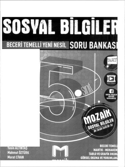 SOSYAL BİLGİLER YENİ NESİL SORU BANKASI Vivo Fotokopi Merkezi