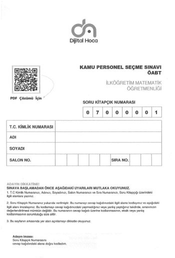 İLKÖĞRETİM MATEMATİK ÖĞRETMENLİĞİ Vivo Fotokopi Merkezi