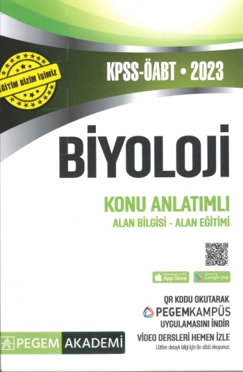 BİYOLOJİ KONU ANLATIMLI ALAN BİLGİSİ-ALAN EĞİTİMİ Vivo Fotokopi Merkezi