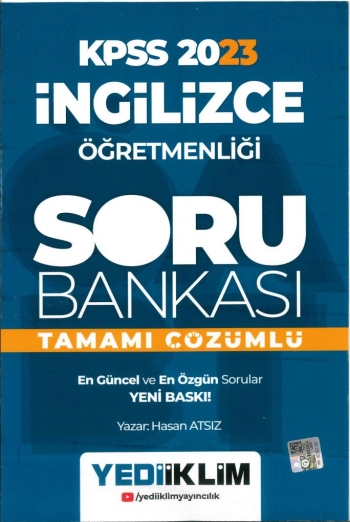 İNGİLİZCE ÖĞRETMENLİĞİ TAMAMI ÇÖZÜMLÜ SORU BANKASI Vivo Fotokopi Merkezi